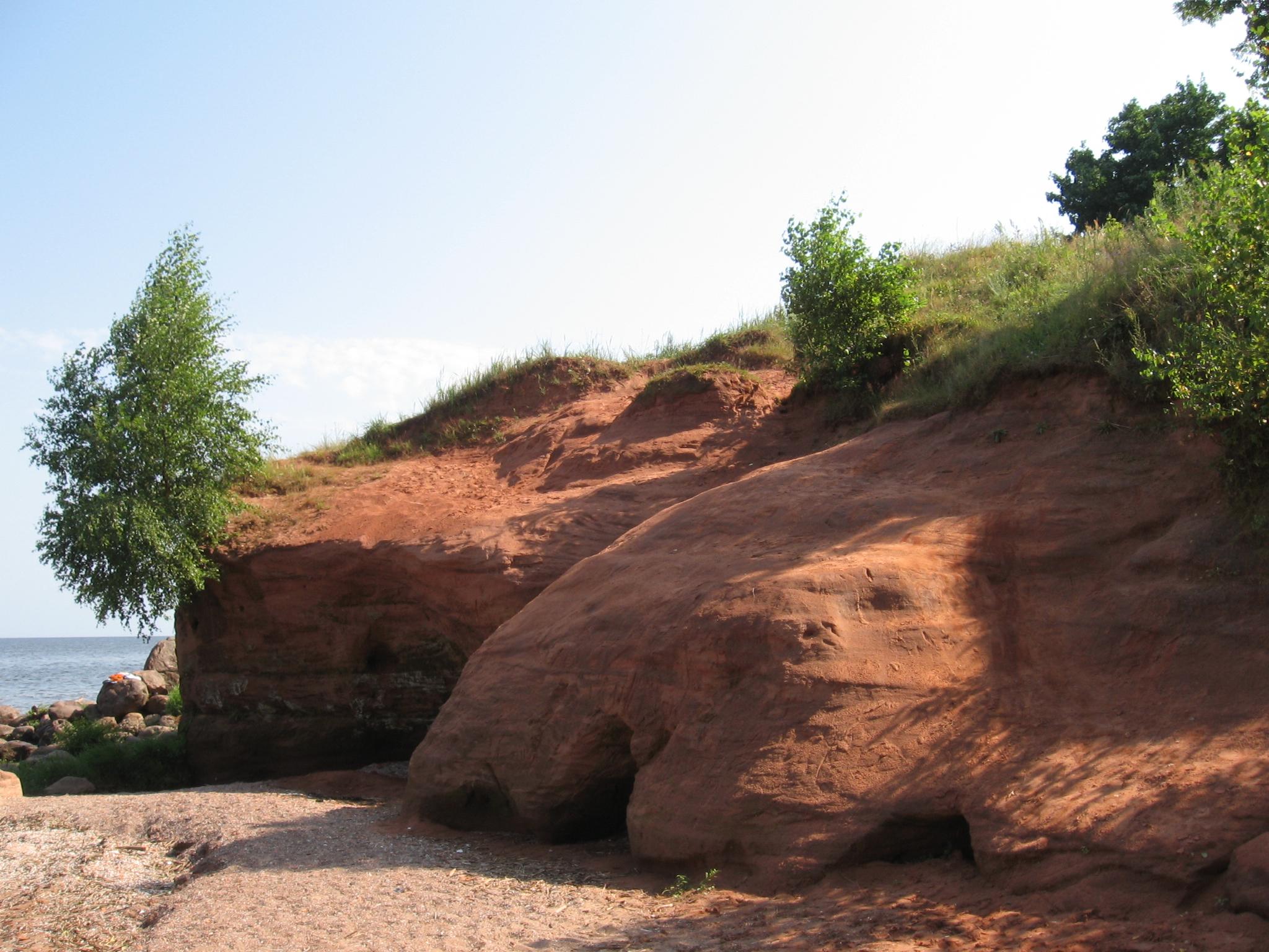 Peipsiääre vaatamisväärsused: Kallaste paljand kallaste paljand peipsi paradiis